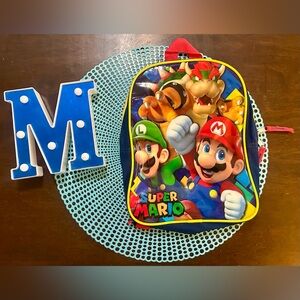 Small Super Mario Backpack, Approximately 8”x 11” from 2020